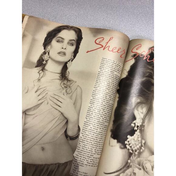 INTERVIEW June 1989 Dennis Quaid Steffi Graf Brian Eno Tarzan Andy Warhol Mag - Picture 10 of 14